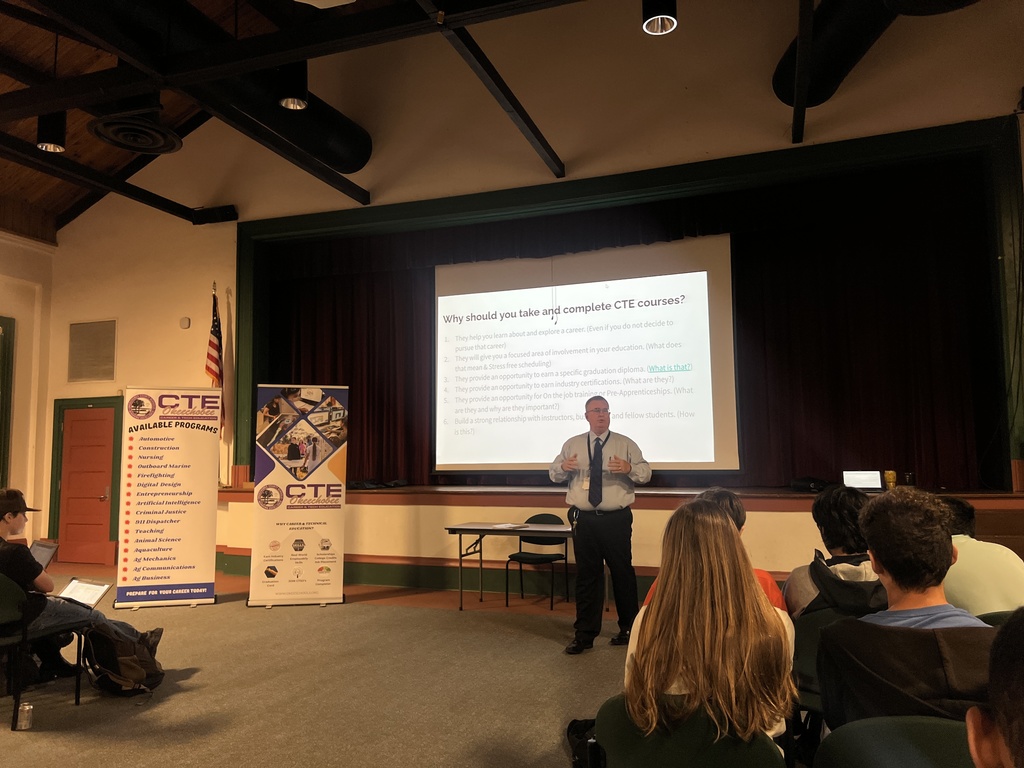 cte director presenting