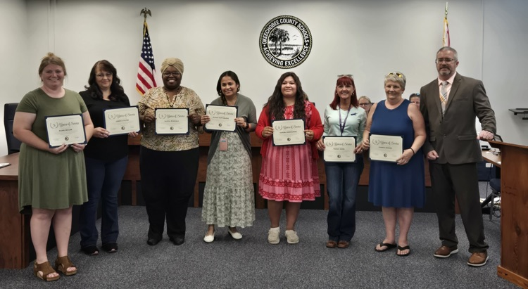 school members recognized