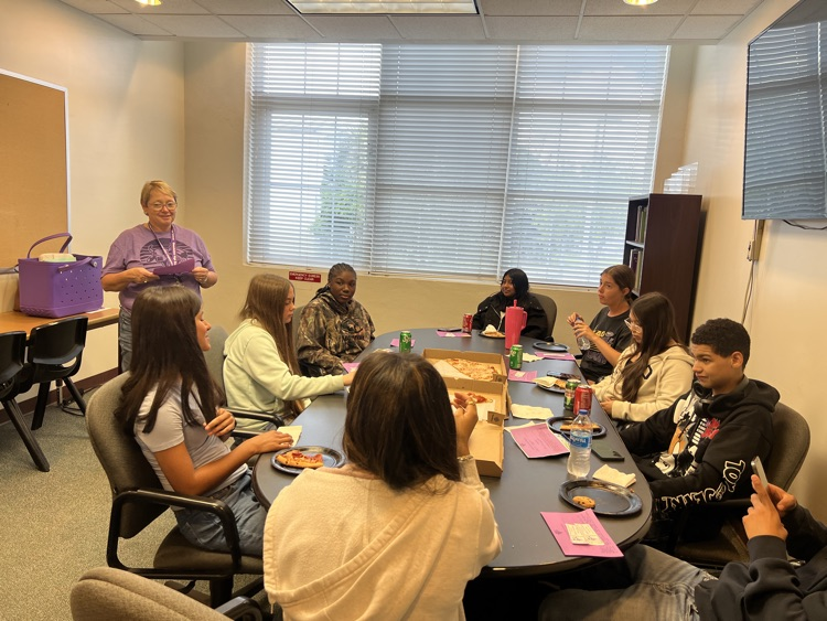 group picture of students of the month