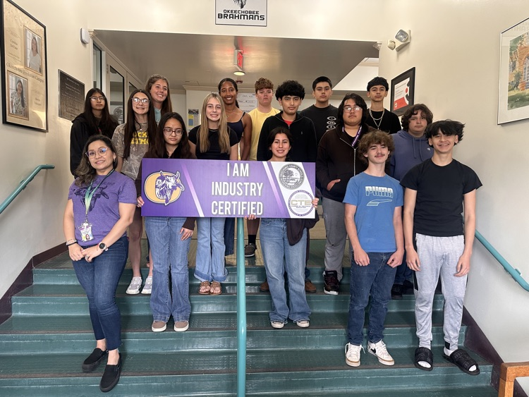 group of students certified