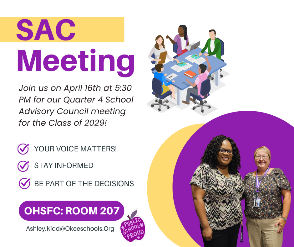 SAC meeting flyer
