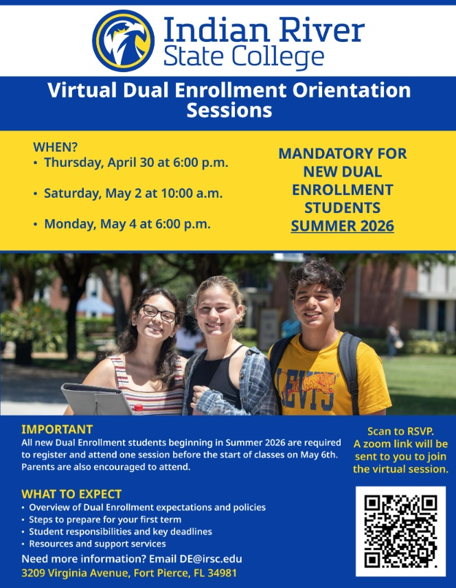 irsc dual enrollment flyer 