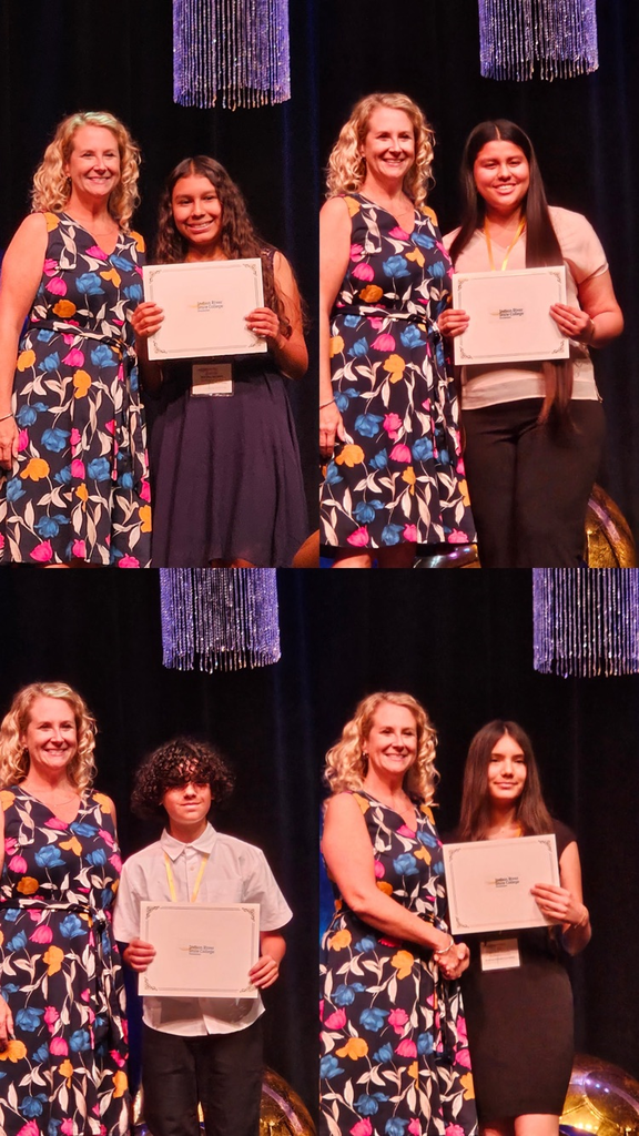 four picture collage of take stock recipients 