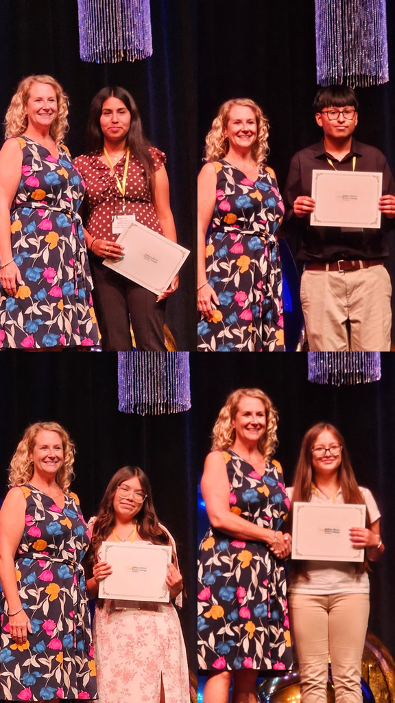 four picture collage of take stock recipients 