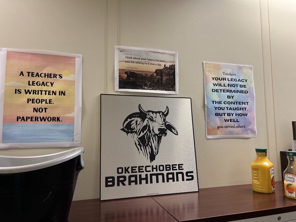 signs of teacher legacy on principals wall