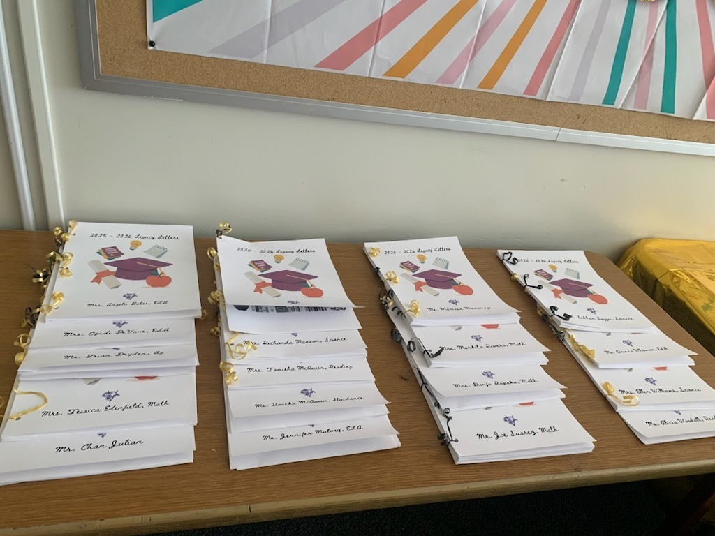 letters by students to teachers