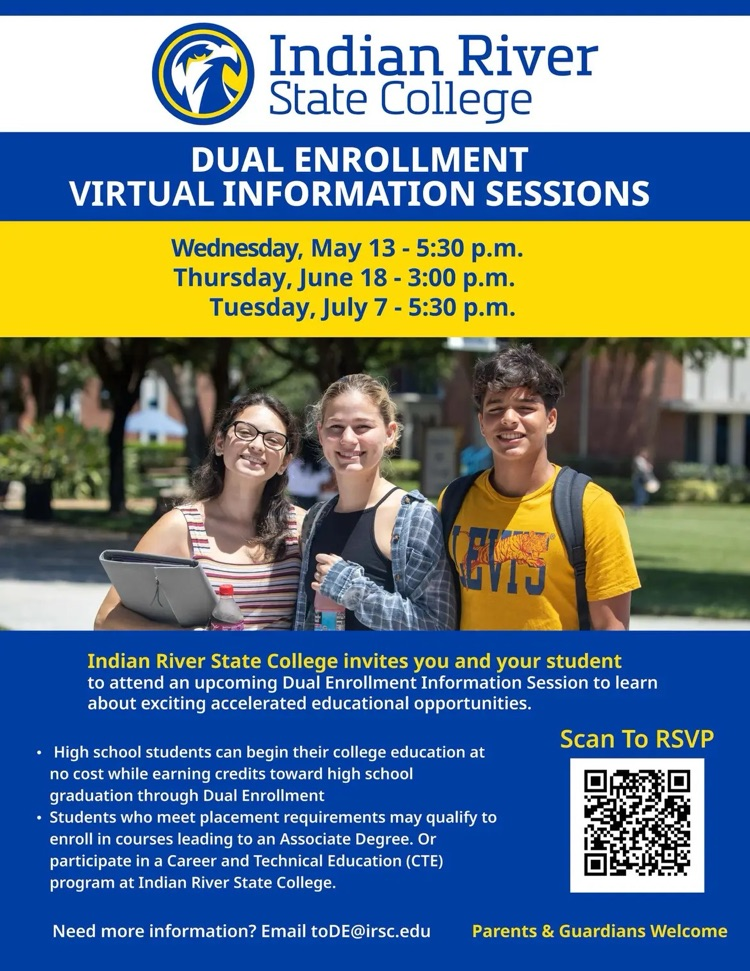 Indian river state college dual enrollment flyer 