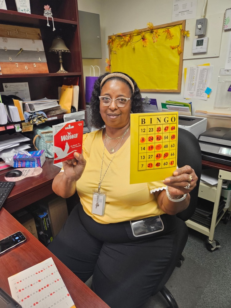 teacher playing bingo