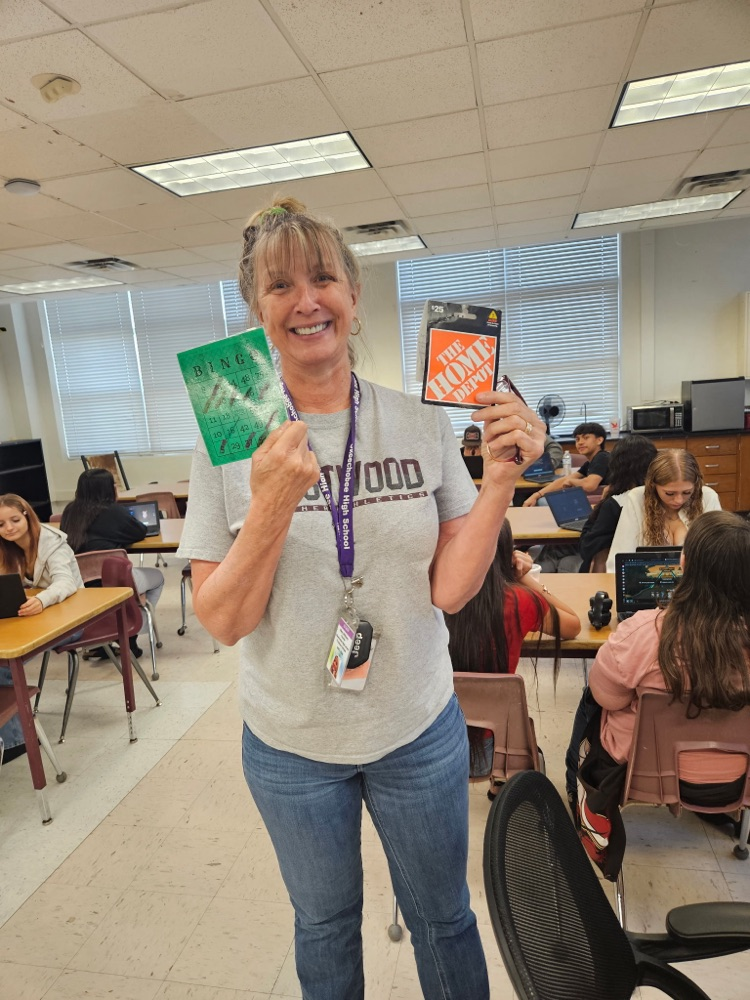 teacher playing bingo