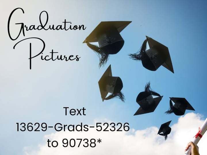 Graduation Photos available by text