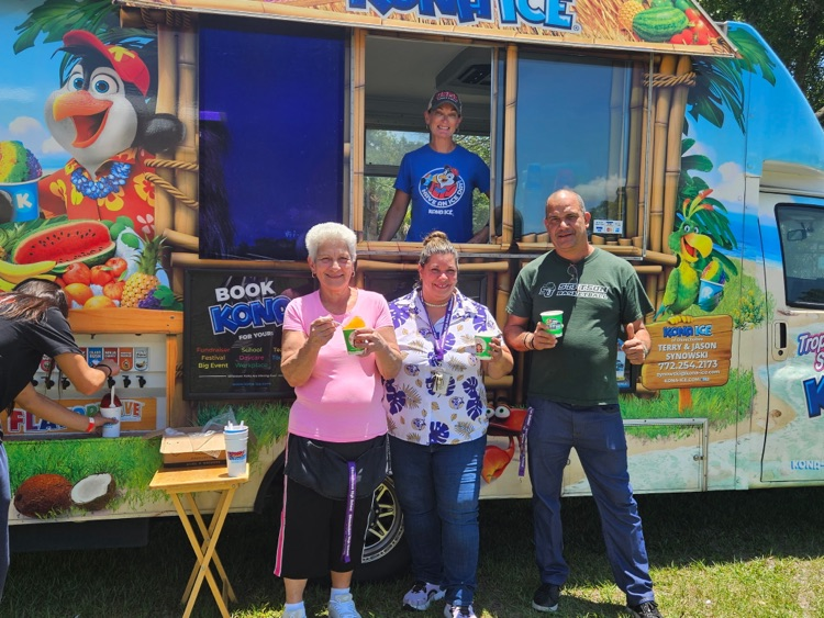 custodians infront of Kona ice