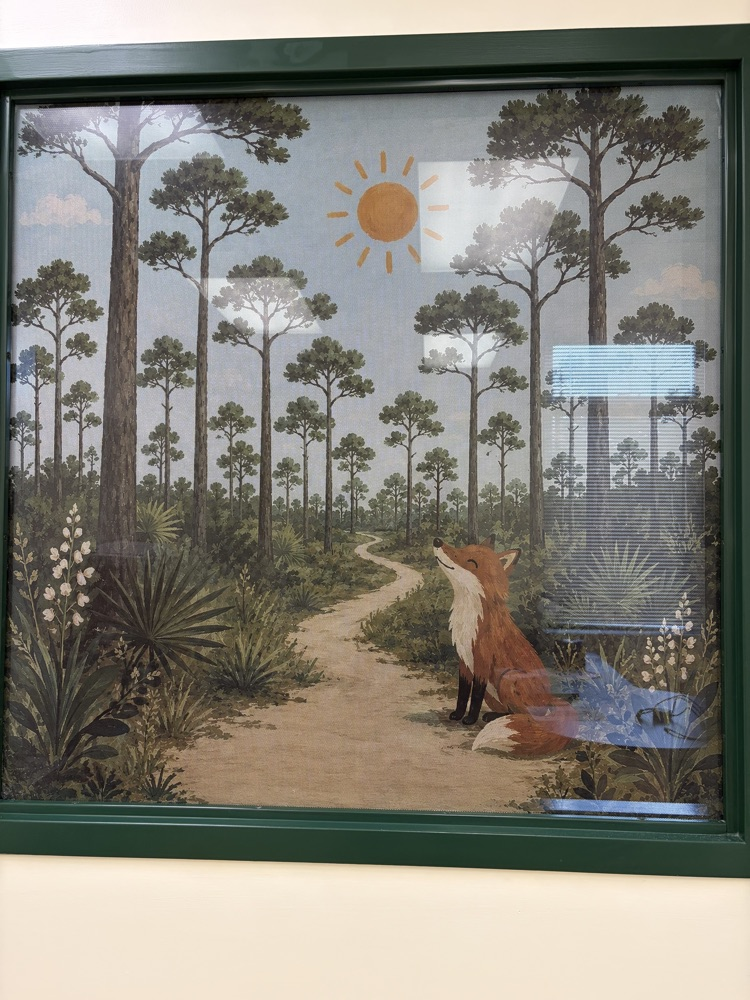 prek decoration on wall