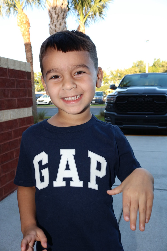 prek student getting dropped off