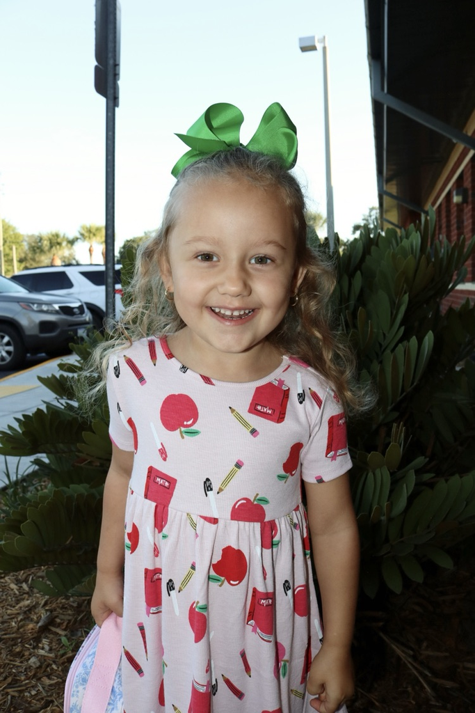 prek student getting dropped off