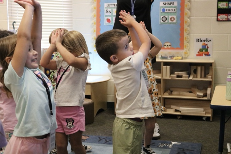 students dancing 