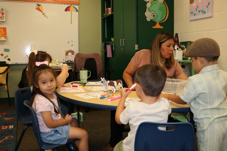 teacher doing small group 
