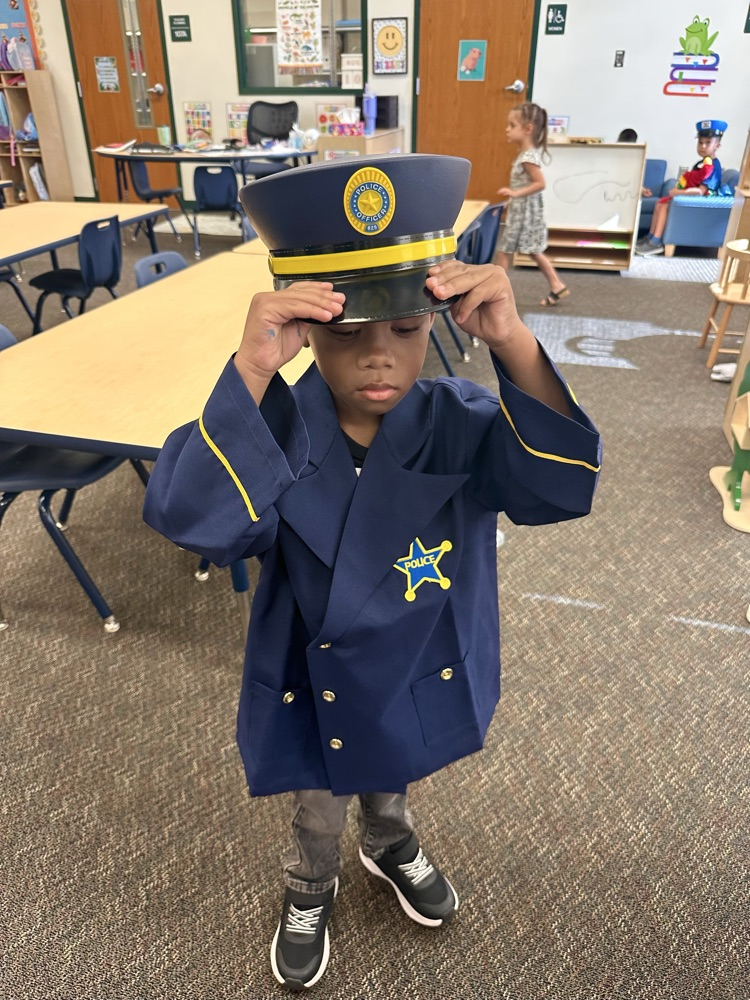 student dressed as cop 