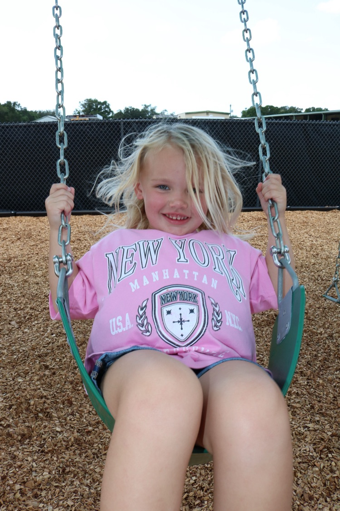 student swinging 