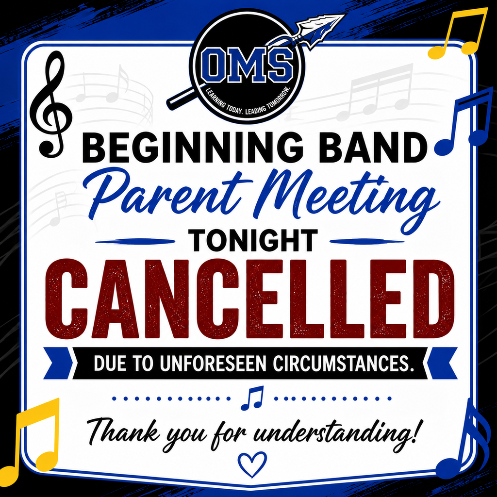 Cancelled Band Meeting