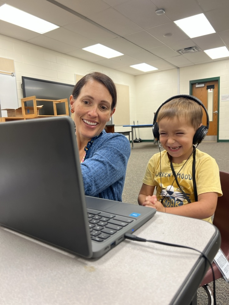 teacher and student testing 