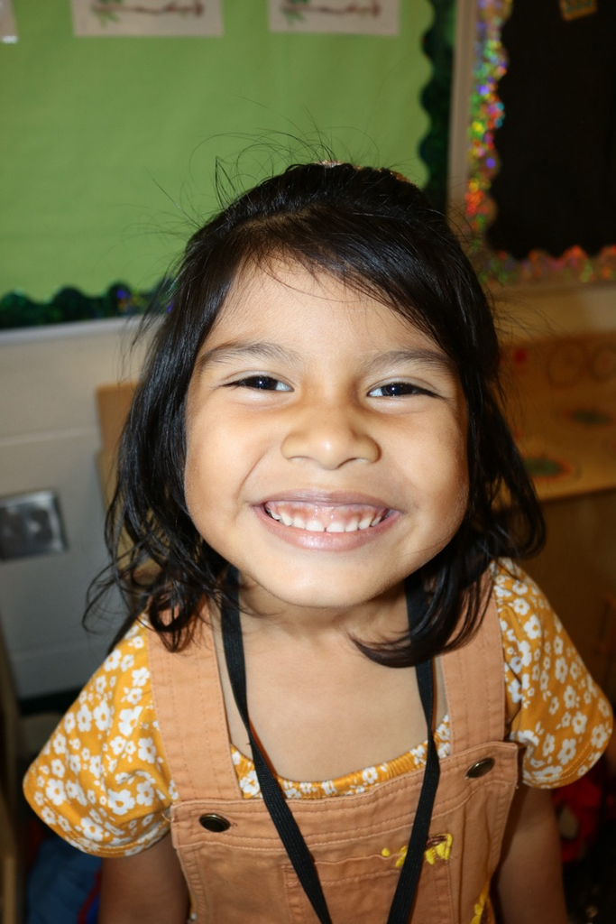 student smiling
