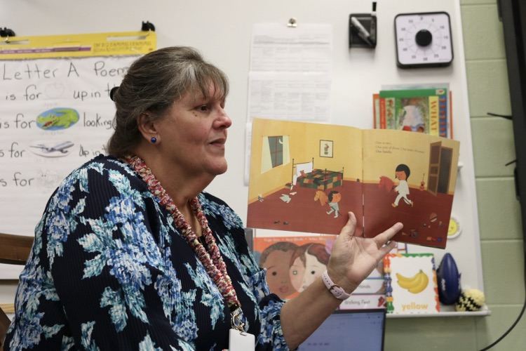 teacher reading 