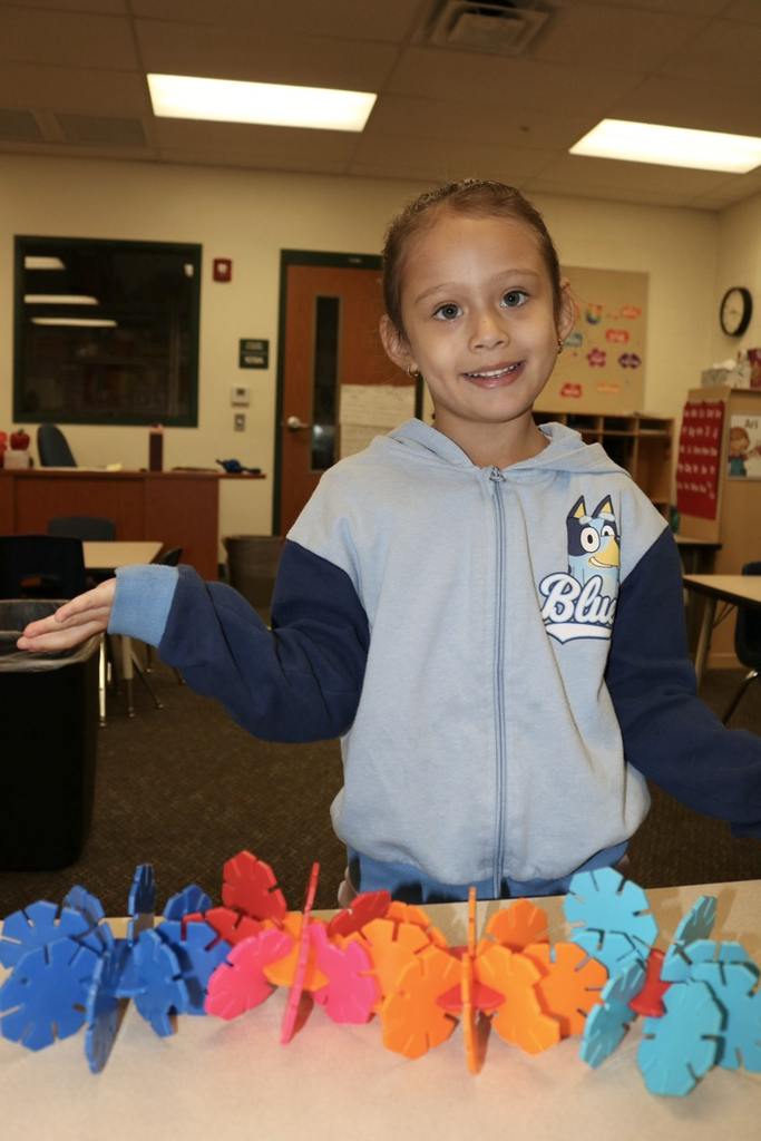 student playing with toys 
