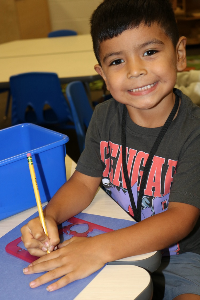 student writing 