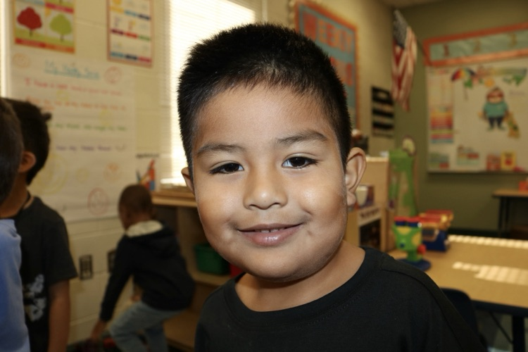 prek student in class