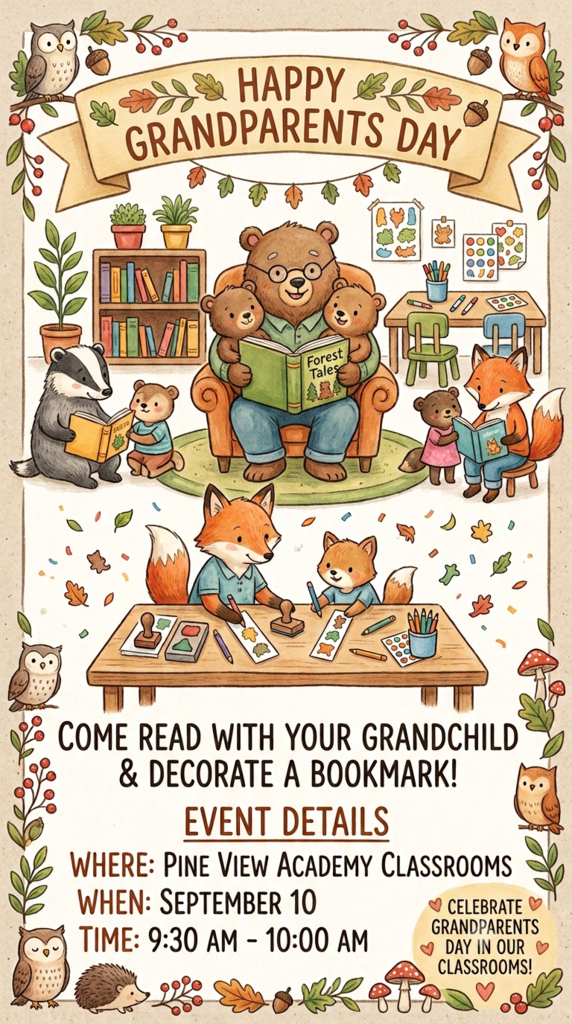 grandparents day invite for prek school