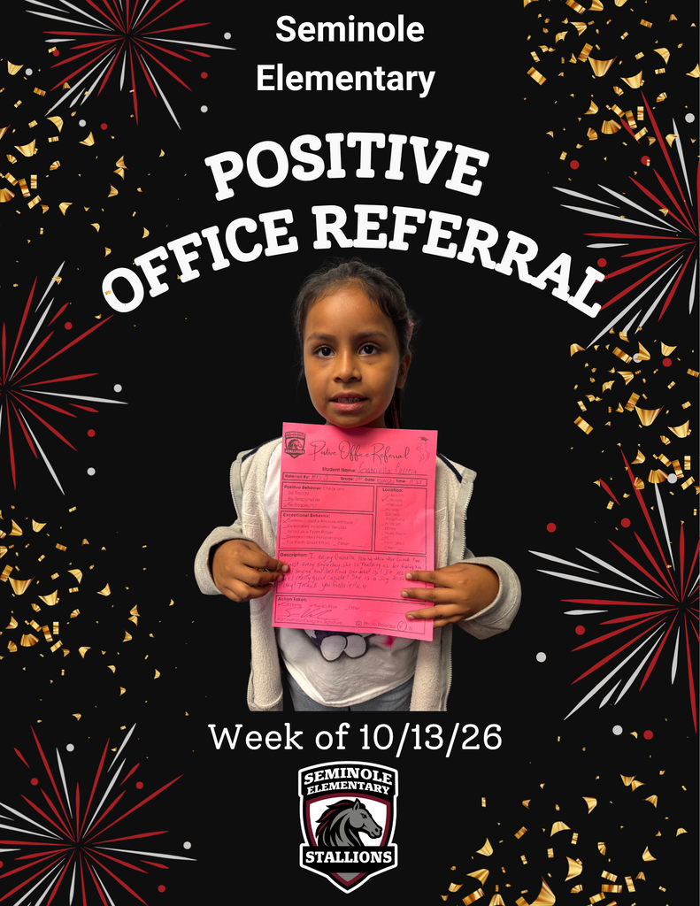 A young child holds a pink sheet of paper reading "POSITIVE OFFICE REFERRAL". Fireworks background.