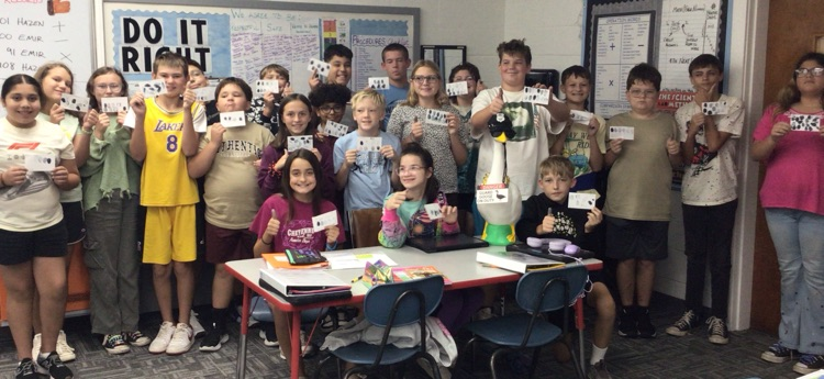 Mr. Woolley’s 6th grade class