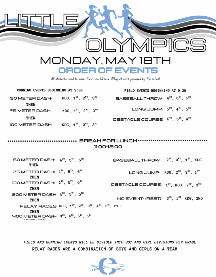 Olympics schedule