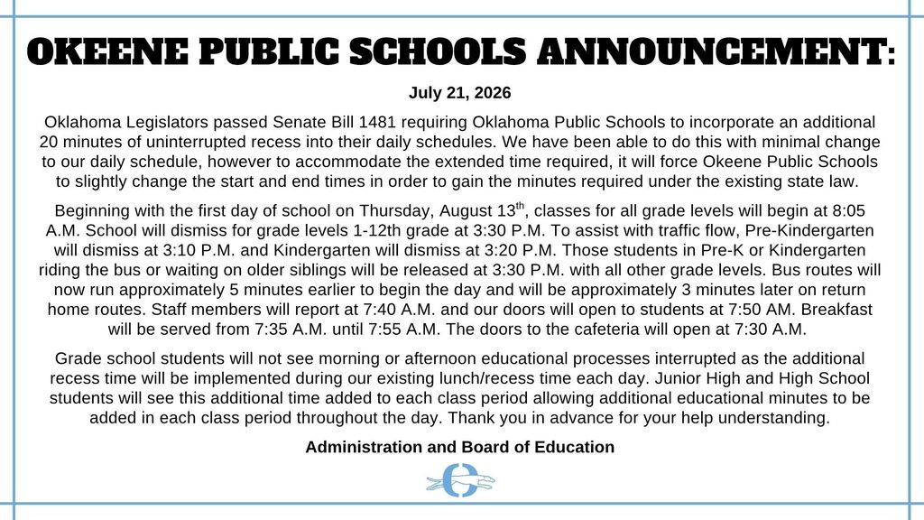 Admin Announcment