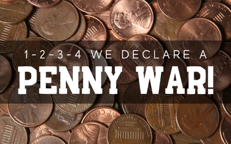 don’t forget your pennies dollars and silver change