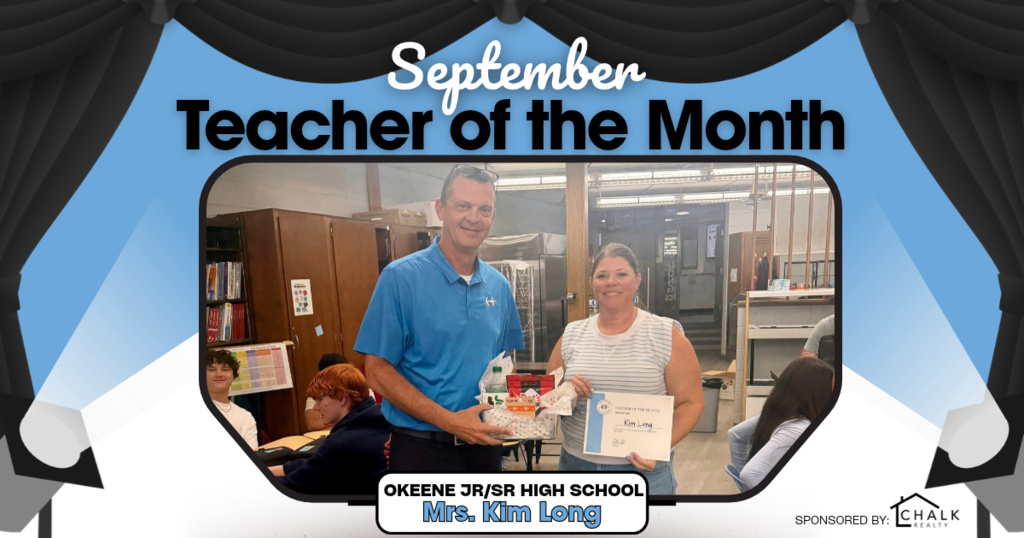 Jr/Sr high teacher of the month