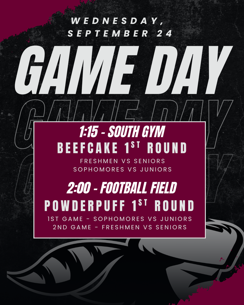 Beefcake VB and Powderpuff FB Day is Wednesday! 