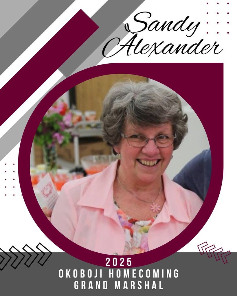 2025 Okoboji Homecoming Grand Marshal Sandy Alexander