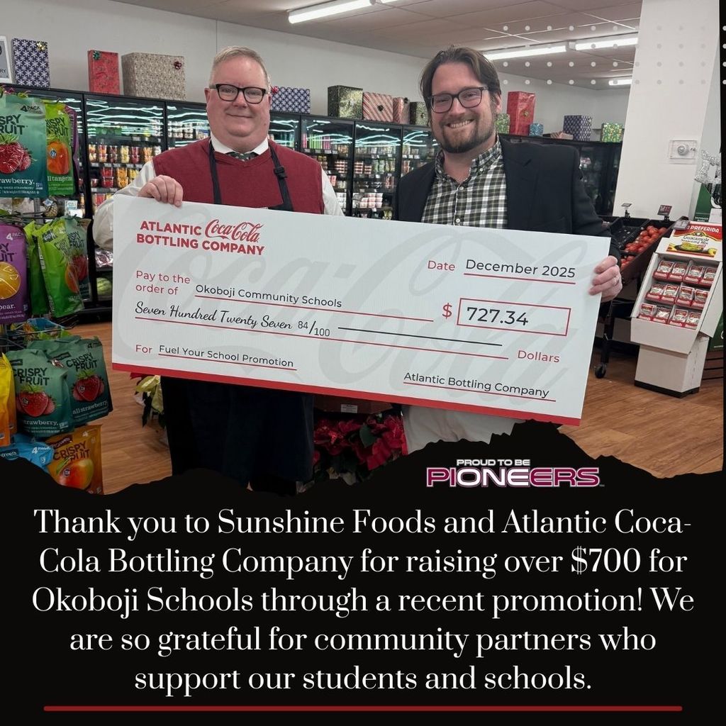 Thank you Sunshine Food and Atlantic Coca-Cola Bottling Company.