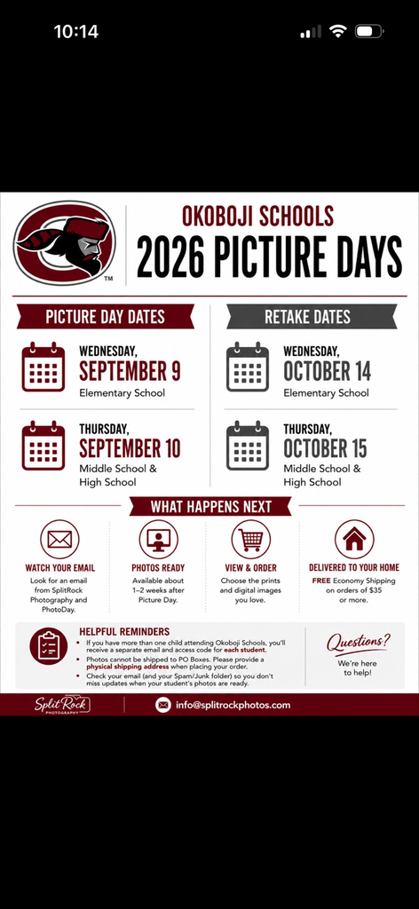 Picture Day is coming soon!