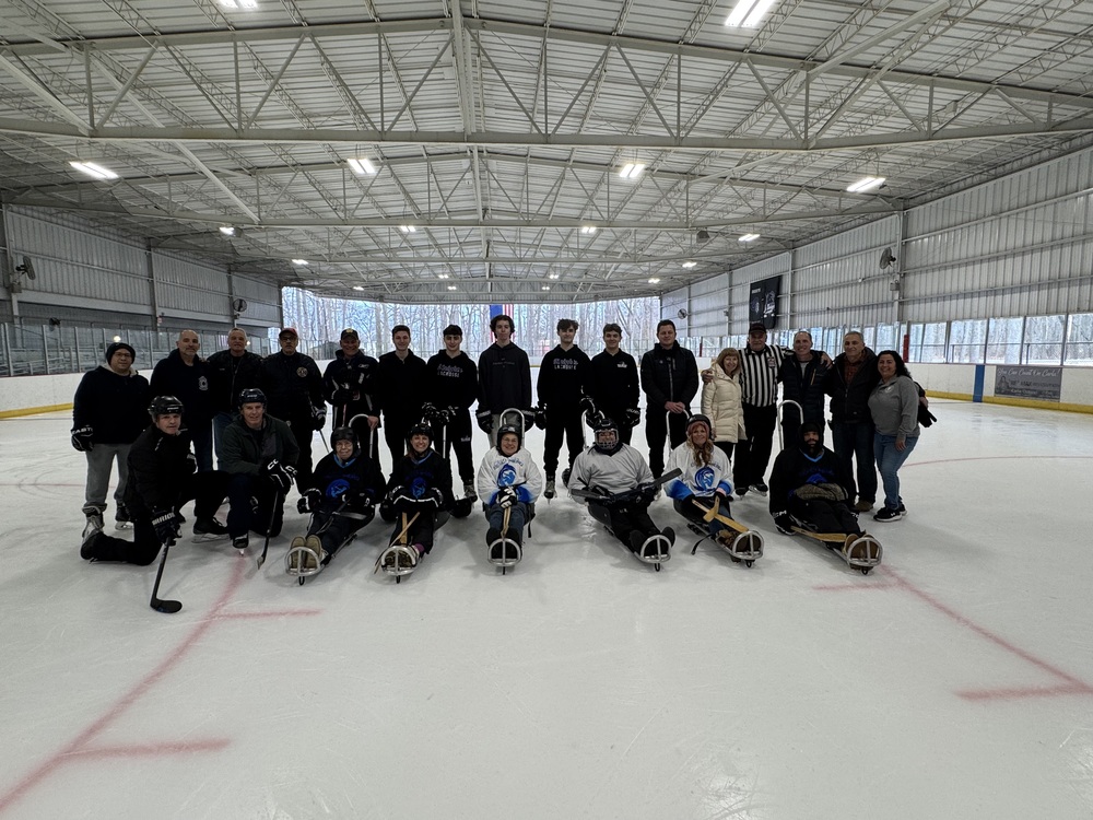 Mayor Walker visited the John Piccolo Ice Arena on Wednesday, January 14th for Operation Beachhead.