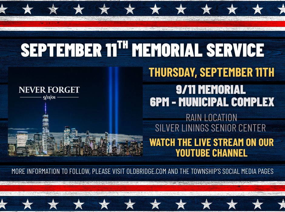 September 11 Memorial Service flyer