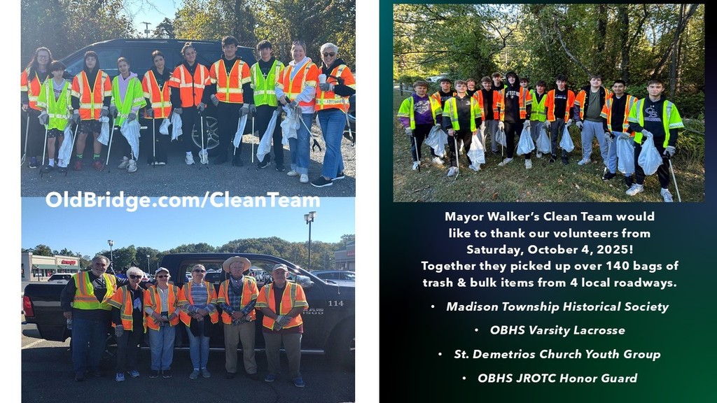 Thank you for our October 4th clean team volunteers!