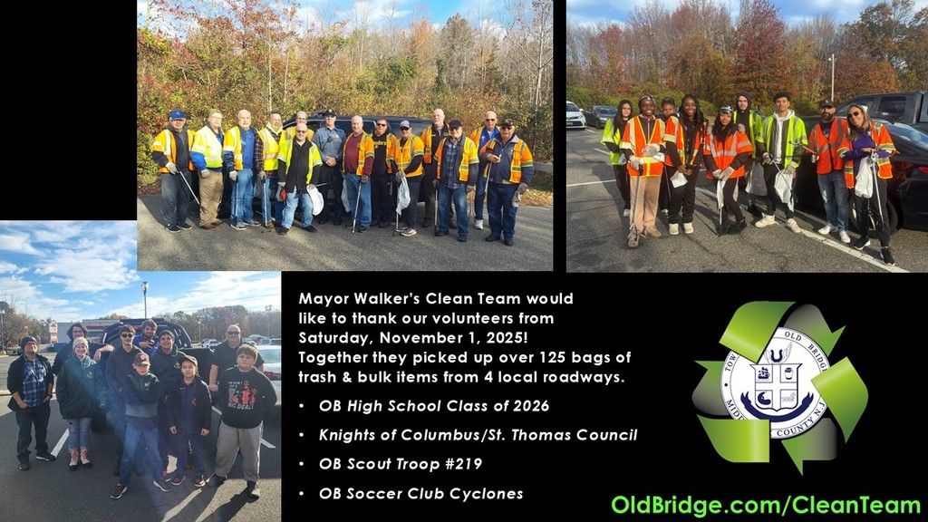 Thank you to our November 1st Clean Team volunteers!