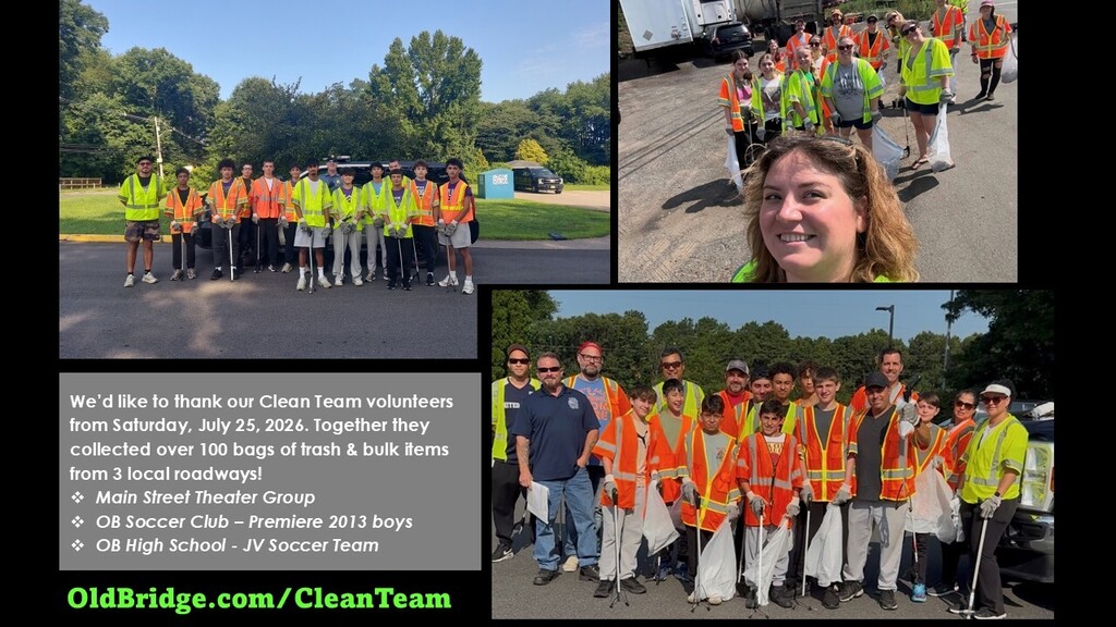 Thank you to our Clean Team volunteers from July 25th!