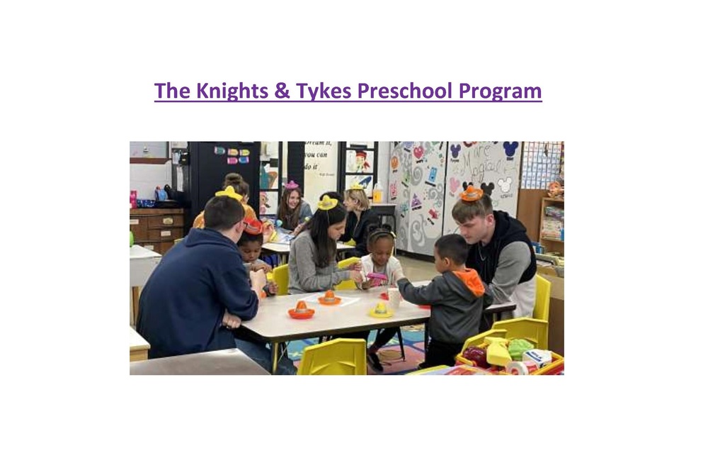 Knights & Tykes Preschool Program Shepard Elementary School