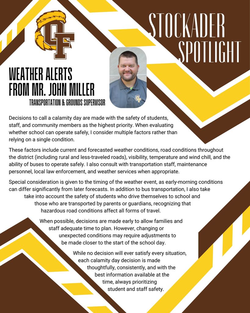 Stockader Spotlight focuses on how Mr. John Miller handles our weather alerts