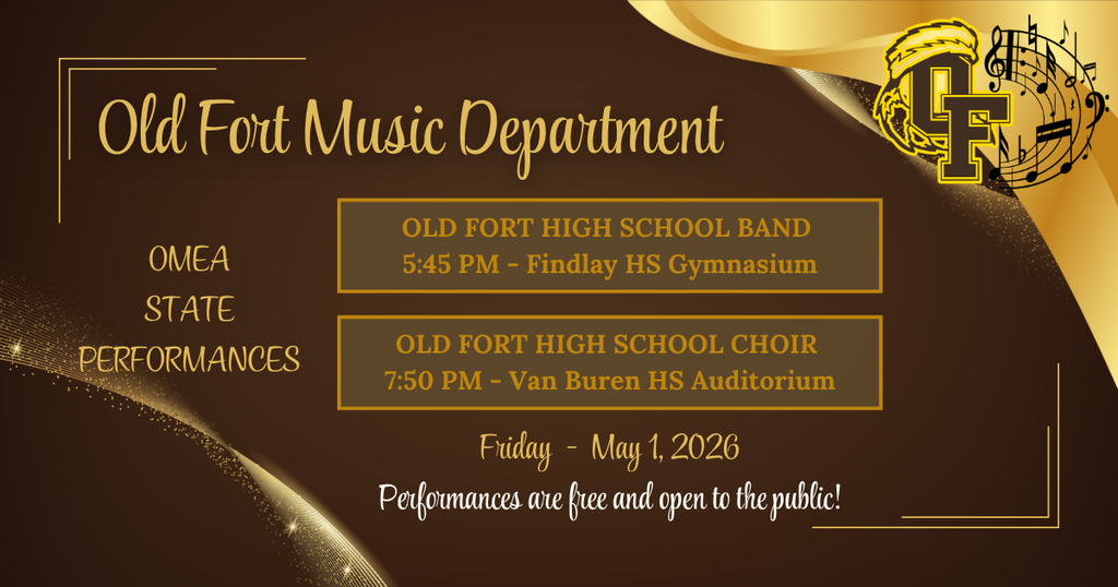Join us for the OMEA State Performances on Friday May 1, 2026