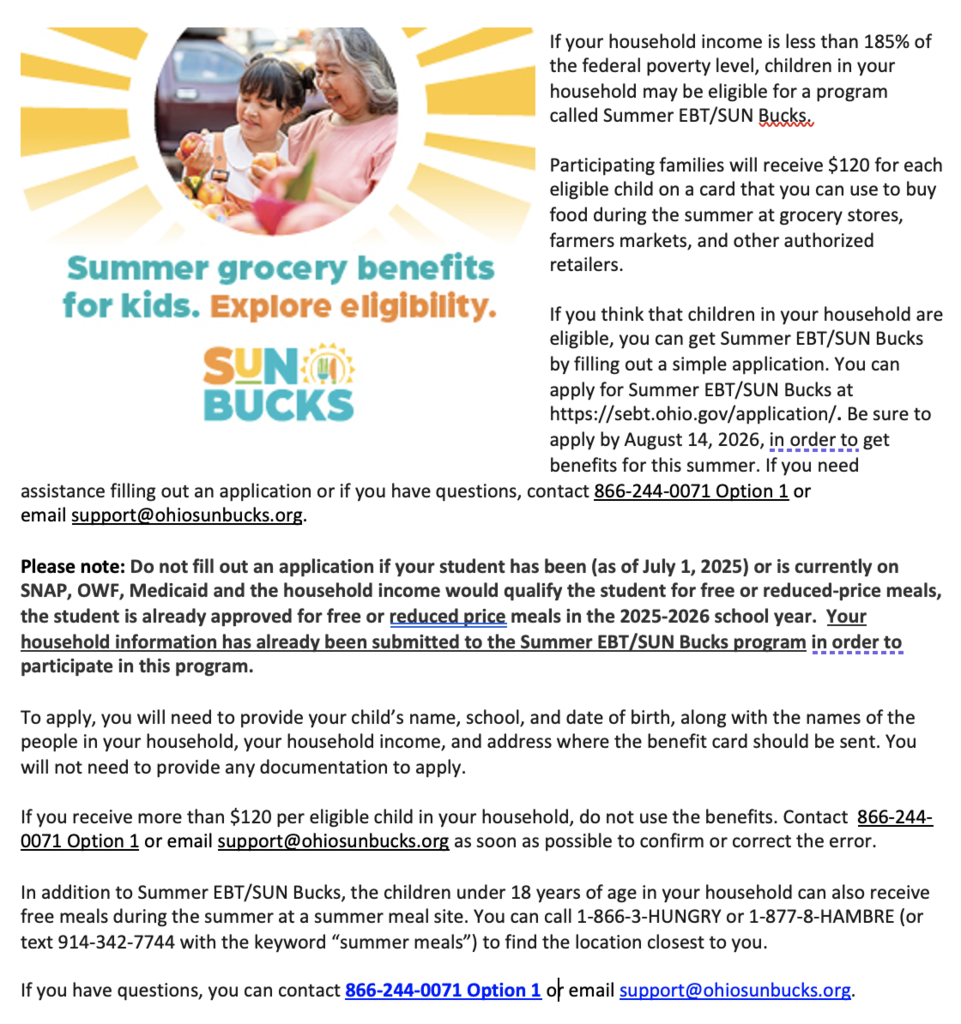 Explore eligibility for summer grocery benefits for kids!
