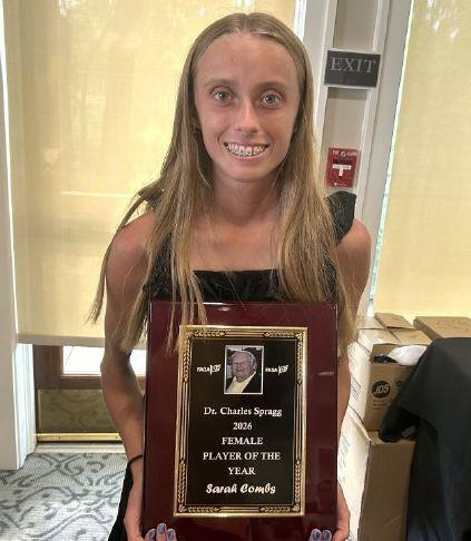 Sarah Combs is named Player of the Year and also wins her 5th tournament